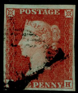 SG8, 1d red-brown PLATE 152, FINE USED. Cat £40. IRELAND