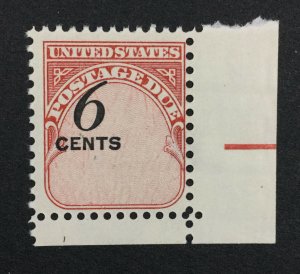 MOMEN: US STAMPS #J94 VAR. 6c SHIFT MINT OG NH LOT #41238