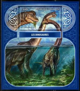 TOGO  2017 DINOSAURS   SOUVENIR SHEET MINT NEVER HINGED