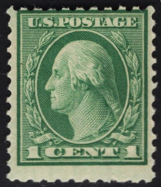 US #525 1c Gray Green Washington MINT NH  SCV $6