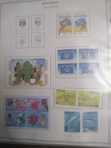 collection in album Micronesia 1984-91 face value $71