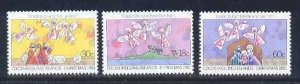 Cocos Islands MNH sc# 75-77 Flowers