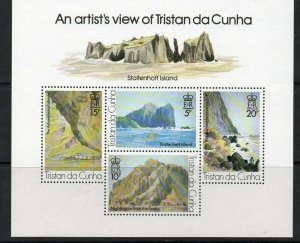 TRISTAN DA CUNHA SGMS276 1980 PAINTINGS BY ROLAND SVENSSON MNH