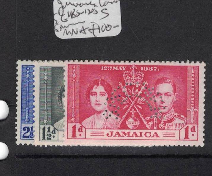 Jamaica Coronation SG 118s-120s MNH (5dqj)