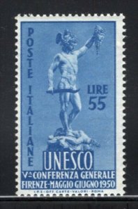 Italy 1950 Unesco 55L High Value MNH #534