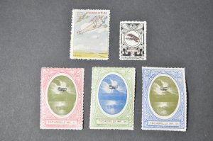 Cinderellas France Escadrille WWI Poster Stamps N 49 No.3 MF 5 MF 36 MF 55 Mint