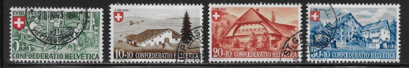 Switzerland B146-B149 Needy Mothers set USED