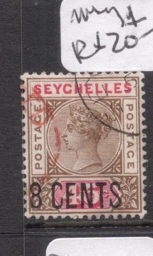 Seychelles SG 26 No 1 in 18 VFU (4dfc)