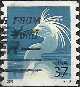 P.N.C. 3221 # 3829 USED SNOWY EGRET