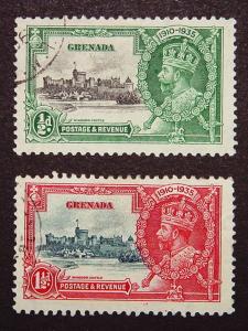 Grenada #124,126 Used CV$3.15