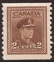 Canada - Scott# (020 - mint single) 279 (1948) F King Geo...