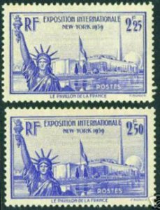 Scott #372-3 Statue of Liberty MNH