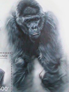 ​  BURUNDI STAMP-2012-SC#1218- GORILLA  -S/S :MNH  VERY FINE