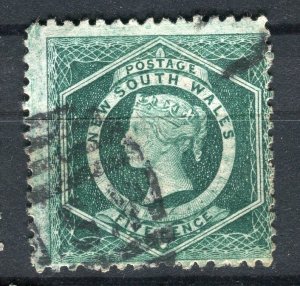 NEW SOUTH WALES; 1870s-80s classic QV issue fine used Shade of 5d. value