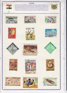 republique de niger stamps page ref 18013