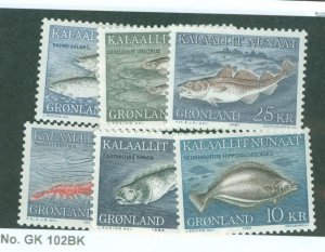 Greenland #136-41 Mint (NH)