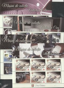 ROMANIA STAMPS 2017 OLD CARS KLBG MNH TIRIAC COLLECTION US