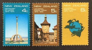 New Zealand 1974 #553-5, Centenaries of Napier, MNH.