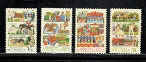 AUSTRALIA SC# 1019-22 FVF/MNH