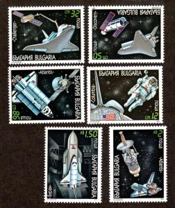 Bulgaria 3622-3627 Mint NH Space Shuttle!