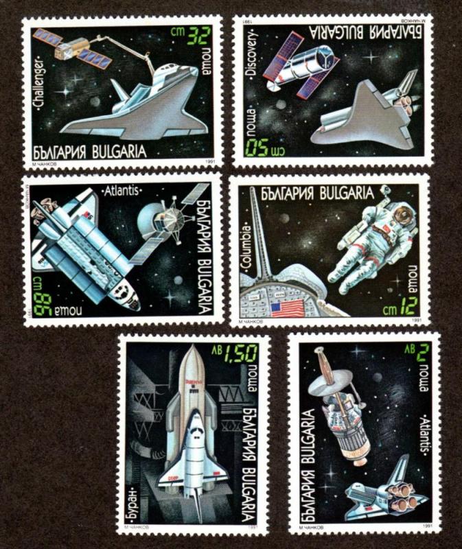 Bulgaria 3622-3627 Mint NH Space Shuttle!