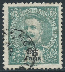 Portuguese India, Sc #205, 6r Used