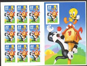 US #3204 Mint Sheet Sylvester & Tweety 