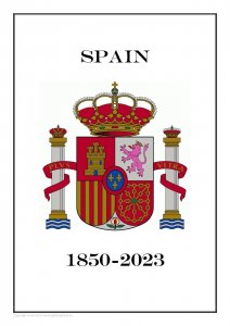 Spain España 1850-2023 PDF (DIGITAL)  STAMP ALBUM PAGES 