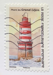France 2020 Scott 5885 used - Landmarks of Our Coasts, Grand Léjon Lighthouse