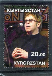 Kyrgyzstan 2002 SIR ELTON JOHN Stamp Perforated Mint (NH)