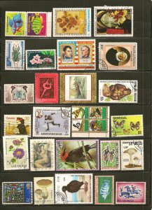 World Wide Collection of 26 Different CTO/ Used Commemorative Stamps