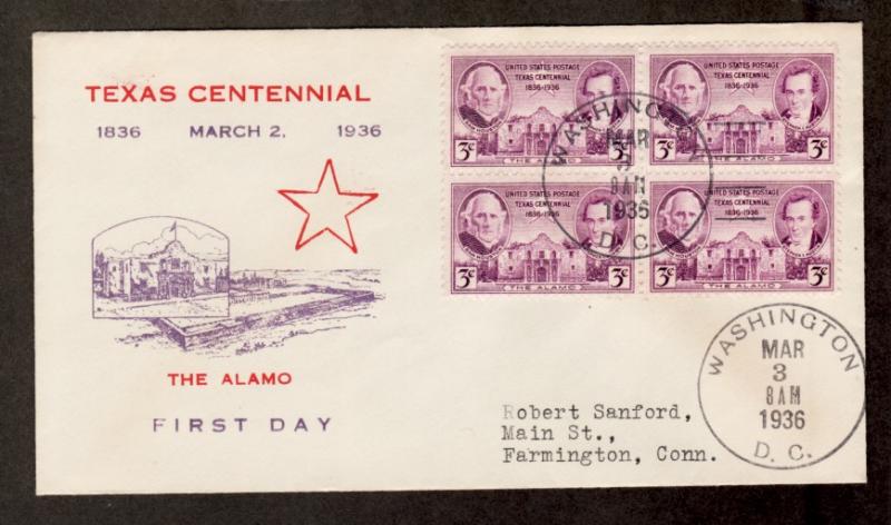 U.S. 1936 # 776 FDC Washington!