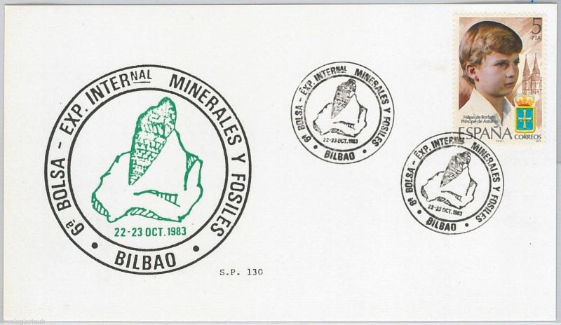 NATURE Shells - SPAIN -  POSTAL HISTORY: CARD with nice postmark  1983