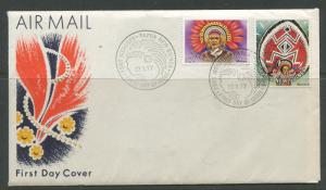 Papua New Guinea- Scott 456-57 - FDC Issue -1977 - K1 & K2 Stamp On Envelope