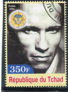 Chad 2003 ARNOLD SCHWARZNEGGER 1 stamp Perforated Fine Used