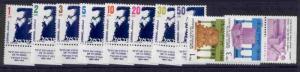 Israel 922-31 + tabs MNH Theodor Herzi, Architecture