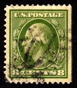 1909, US 10c, Well centered jumbo, Used, Sc 338