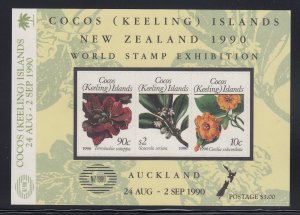 Cocos Islands 217 Flowering Plants SS mnh