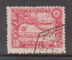 Spain 556 1935 Map cpl used