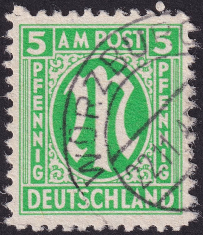 Germany Occupation - AMG Issue 1945-46, Type II #3N1-3N20 vf u