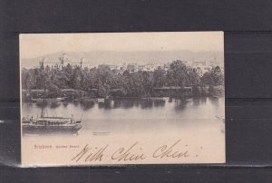 QUEENSLAND, BRISBANE, GARDEN REACH, Brisbane Octagonal cancel 1d, to New Farm.