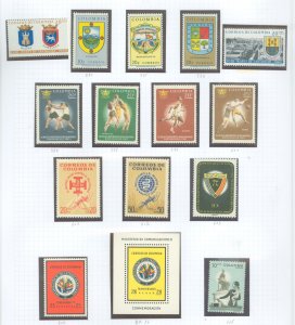 Colombia #731-745  Single (Complete Set)