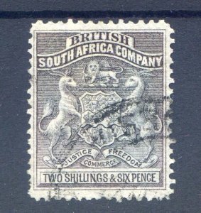 Rhodesia 2/6 Grey Purple SG6 Fine Used