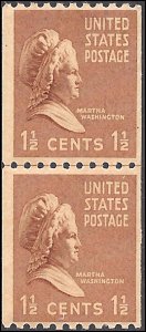 849 Mint,OG,NH... Line Pair... SCV $4.50