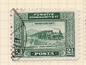 Turkey 1930 Early Issue Fine Used 2.5k. 066034