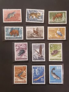 STT Vujna 1954. - Yugoslavia Trieste Zone B Fauna ** MNH Full set excellent