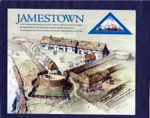 4136 Jamestown, MNH sheet/20