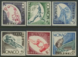 Monaco 1953 Helsinki Olympics set Sc# 295/C39 NH