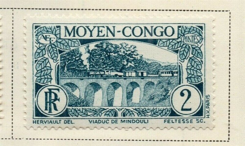 Middle Congo 1933 Early Issue Fine Mint Hinged 2c. 324741