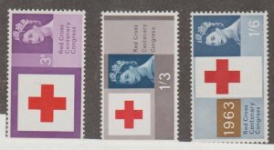 Great Britain Scott #398-399-400 Stamps - Mint Set